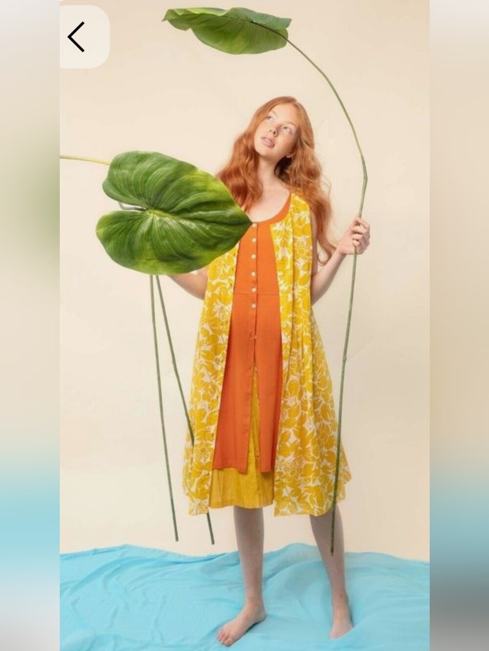 Gudrun Sjoden Yellow Floral Dress